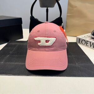 Diesel Pink Logo Cap